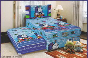 2in1 thomas n friends, kasur anak murah